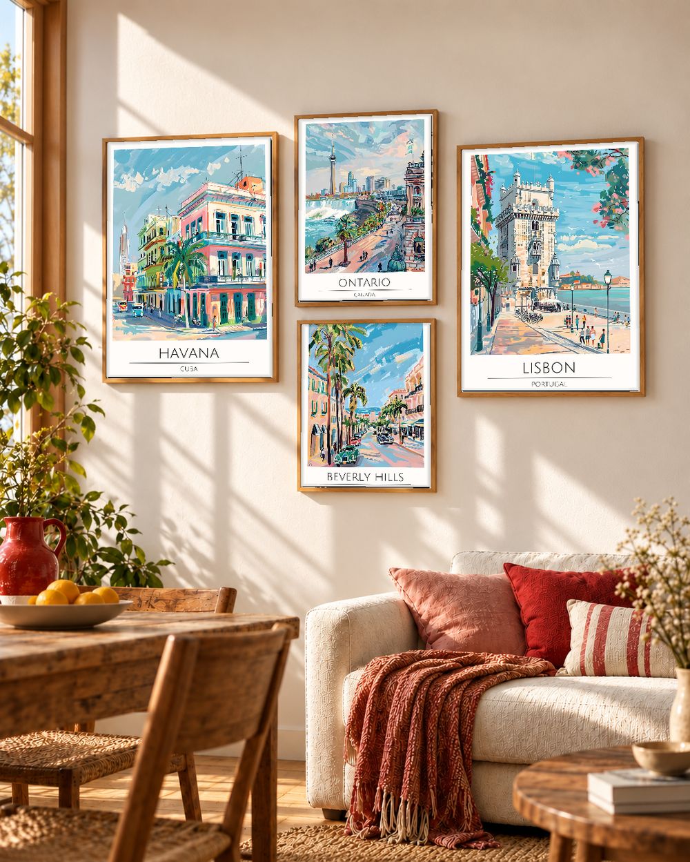 Set de 0 cuadros decorativos que combinan