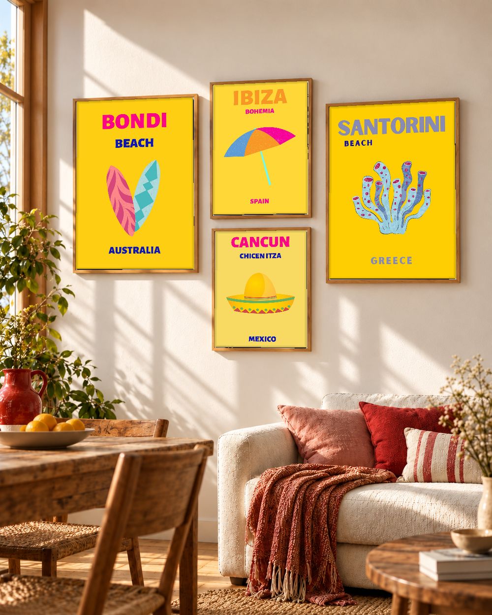 Set de 0 cuadros decorativos que combinan