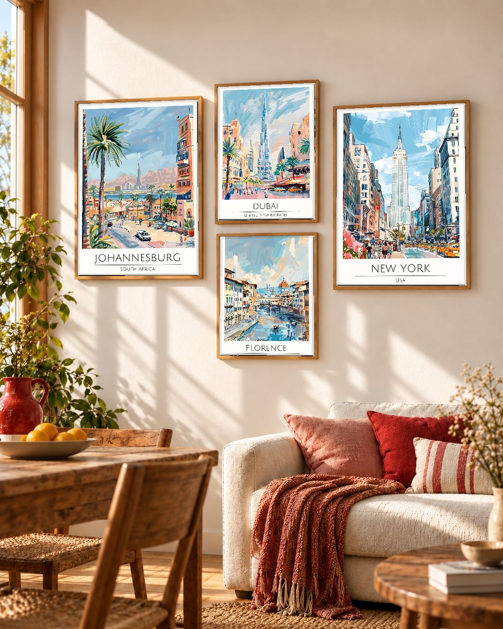 Set de 0 cuadros decorativos que combinan