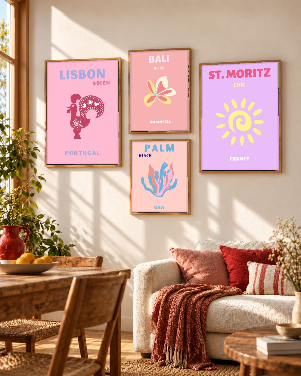 Set de 0 cuadros decorativos que combinan