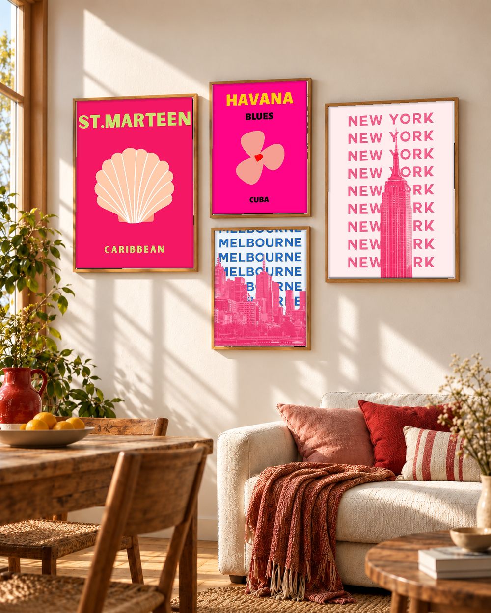 Set de 0 cuadros decorativos que combinan