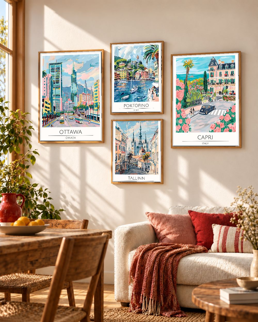 Set de 0 cuadros decorativos que combinan