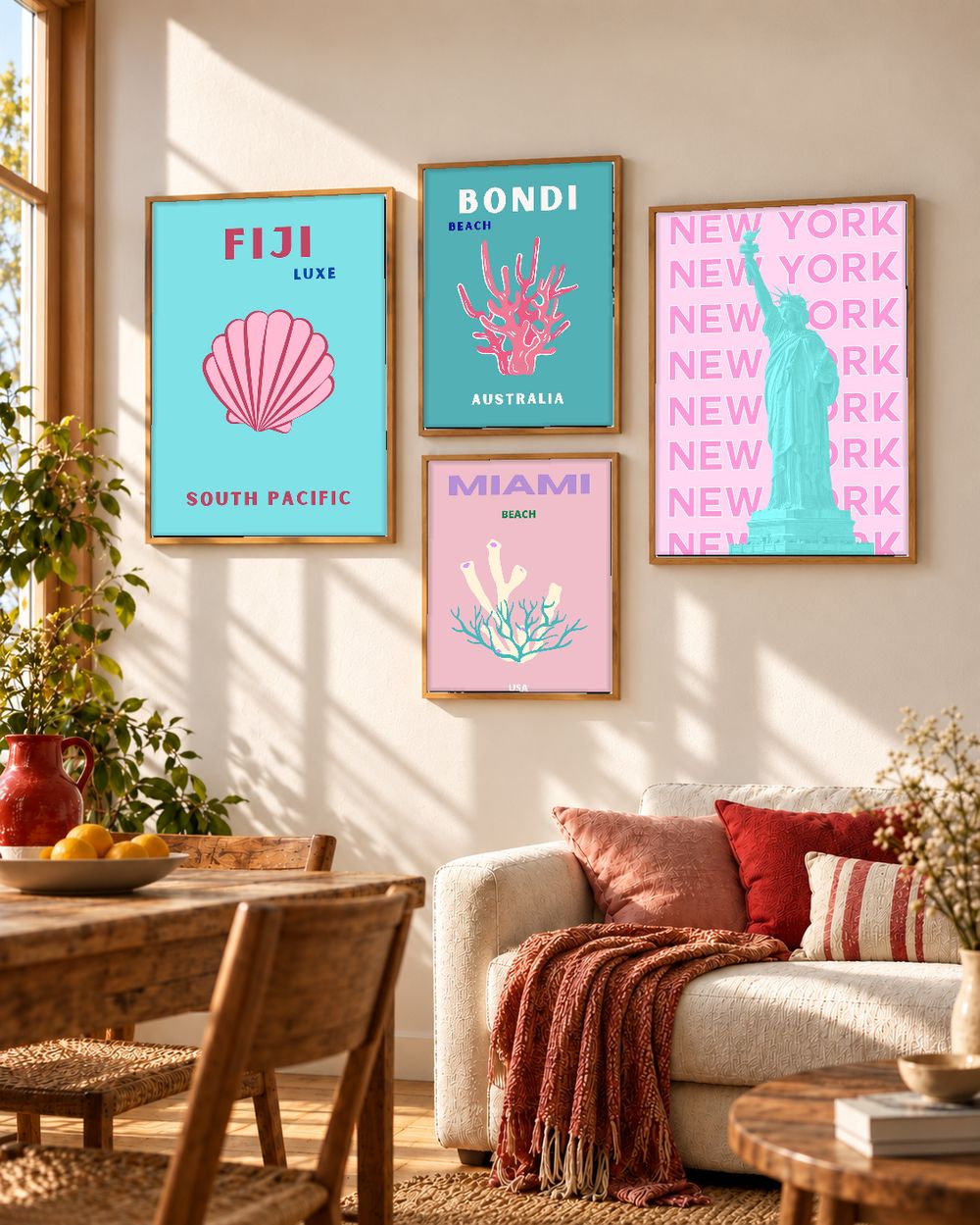 Set de 0 cuadros decorativos que combinan