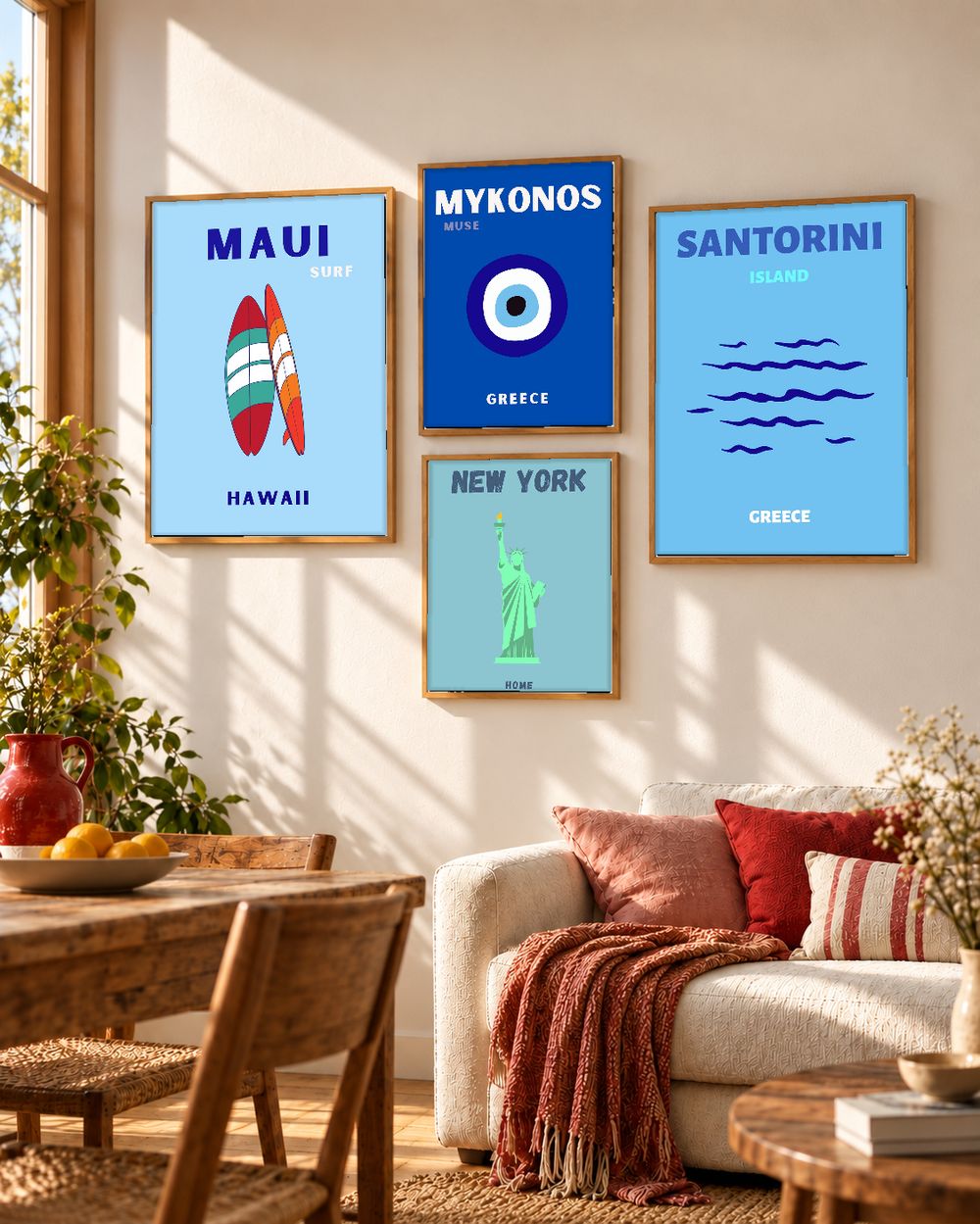 Set de 0 cuadros decorativos que combinan