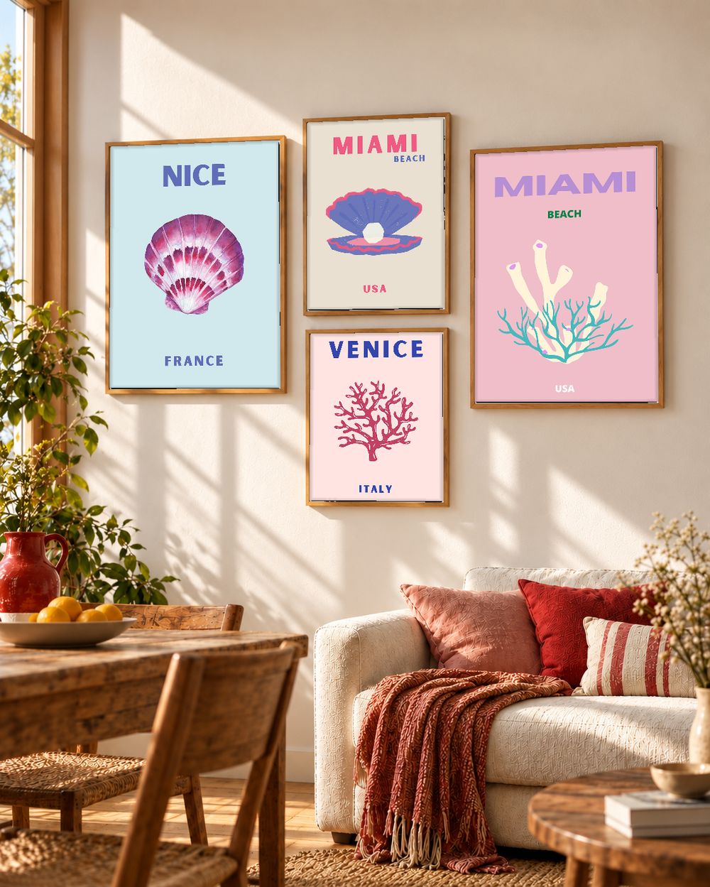 Set de 0 cuadros decorativos que combinan