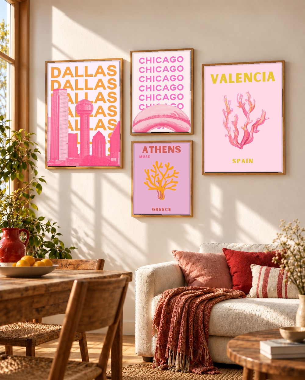 Set de 0 cuadros decorativos que combinan