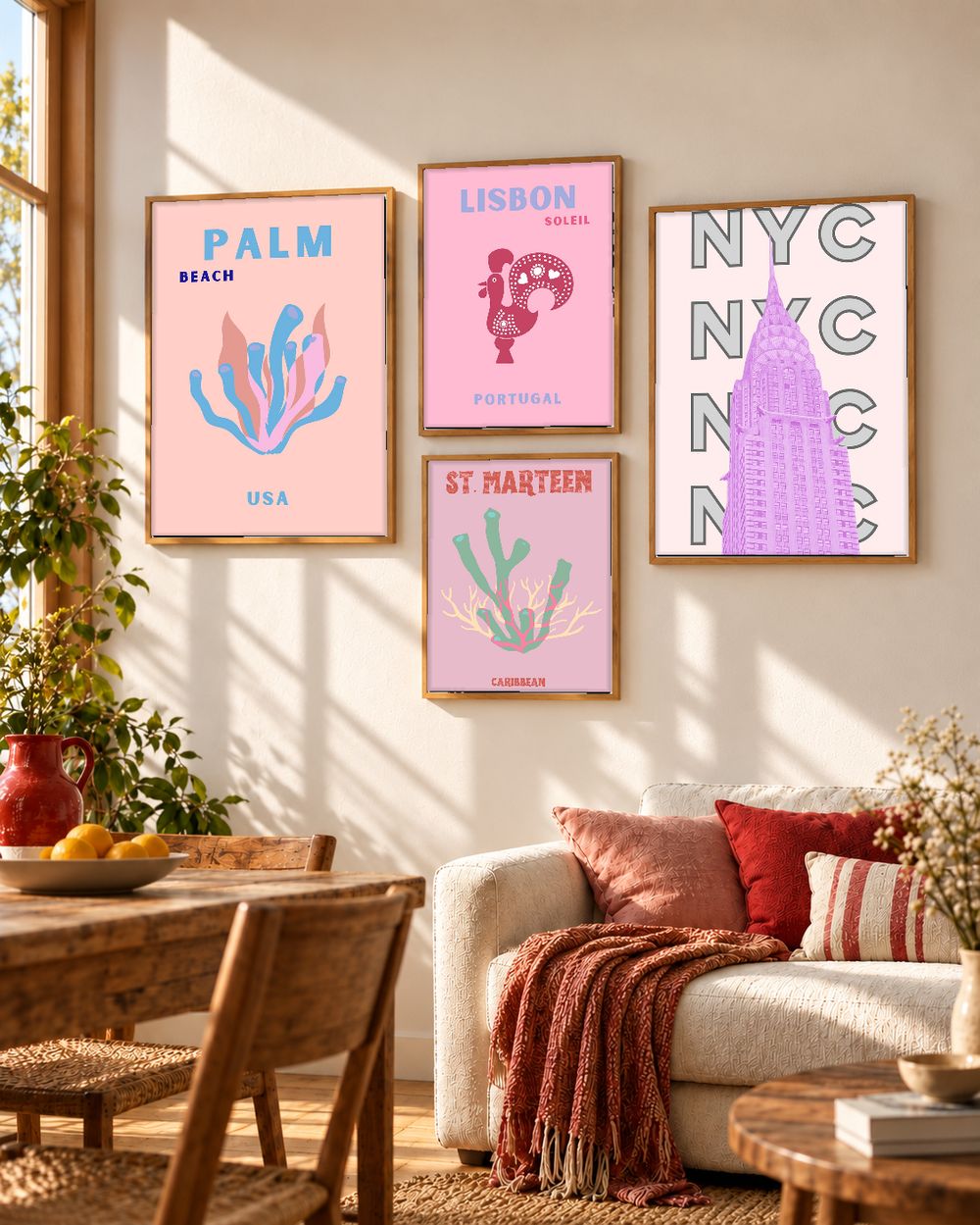 Set de 0 cuadros decorativos que combinan