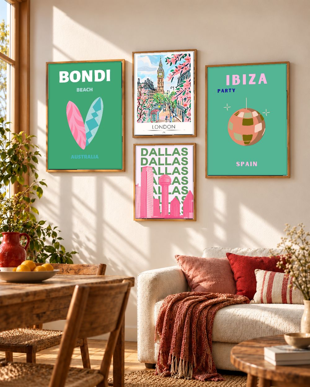 Set de 0 cuadros decorativos que combinan