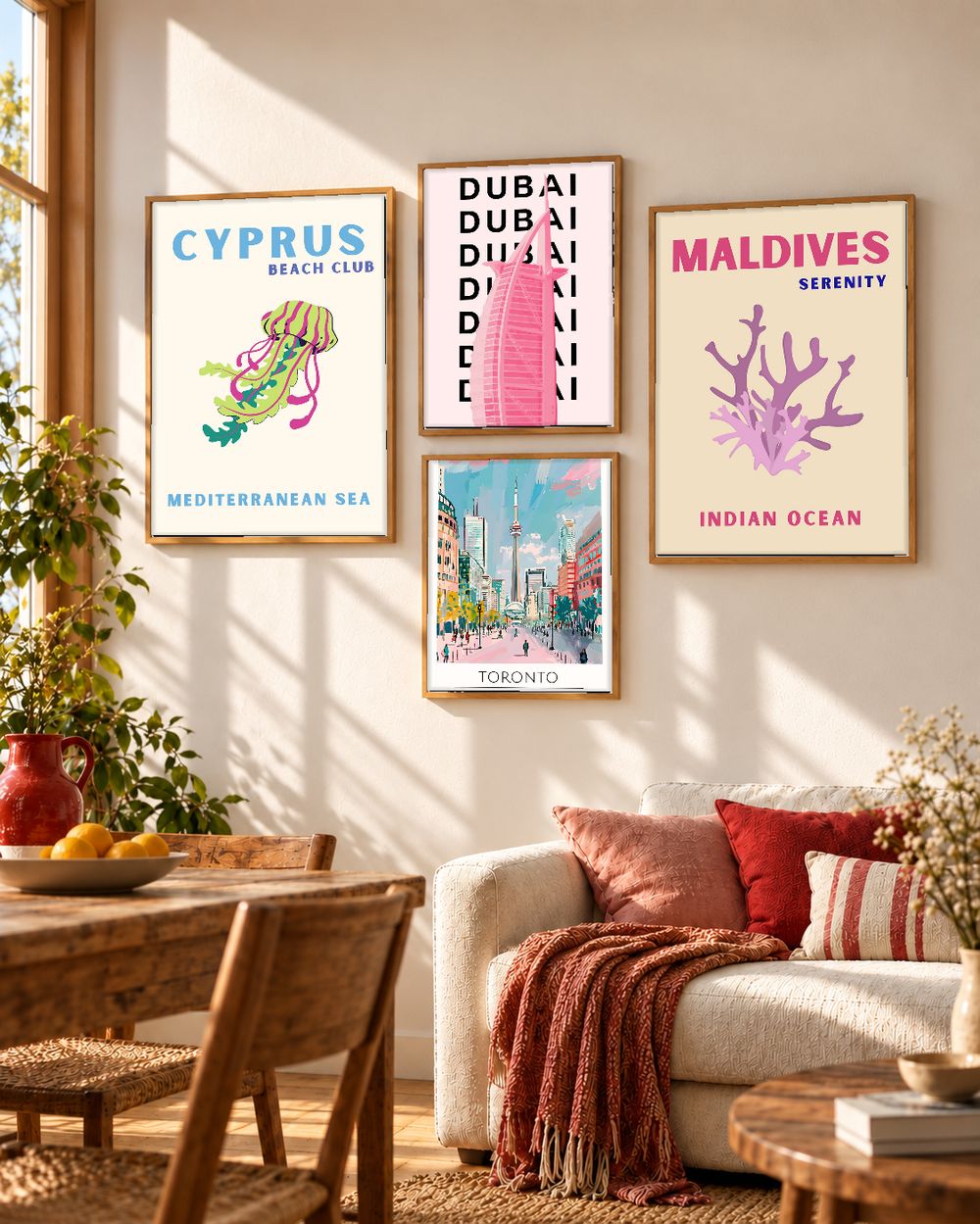 Set de 0 cuadros decorativos que combinan