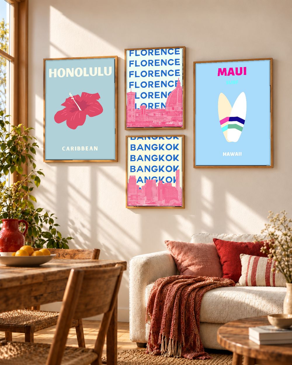 Set de 0 cuadros decorativos que combinan