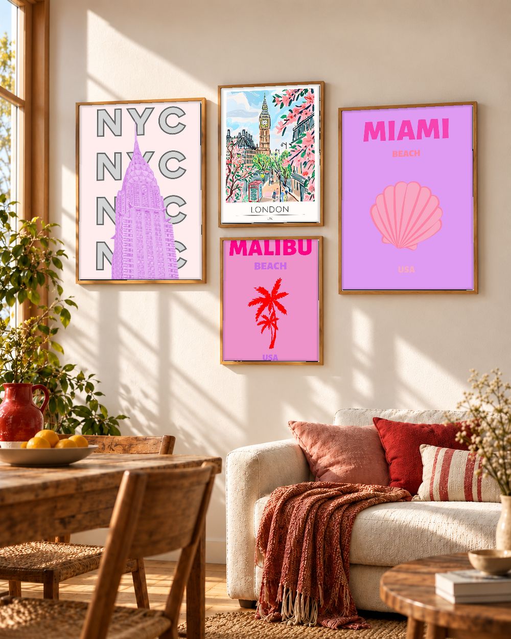 Set de 0 cuadros decorativos que combinan