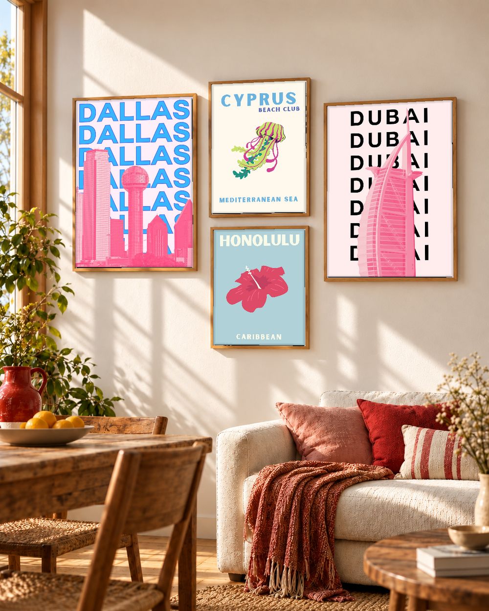 Set de 0 cuadros decorativos que combinan