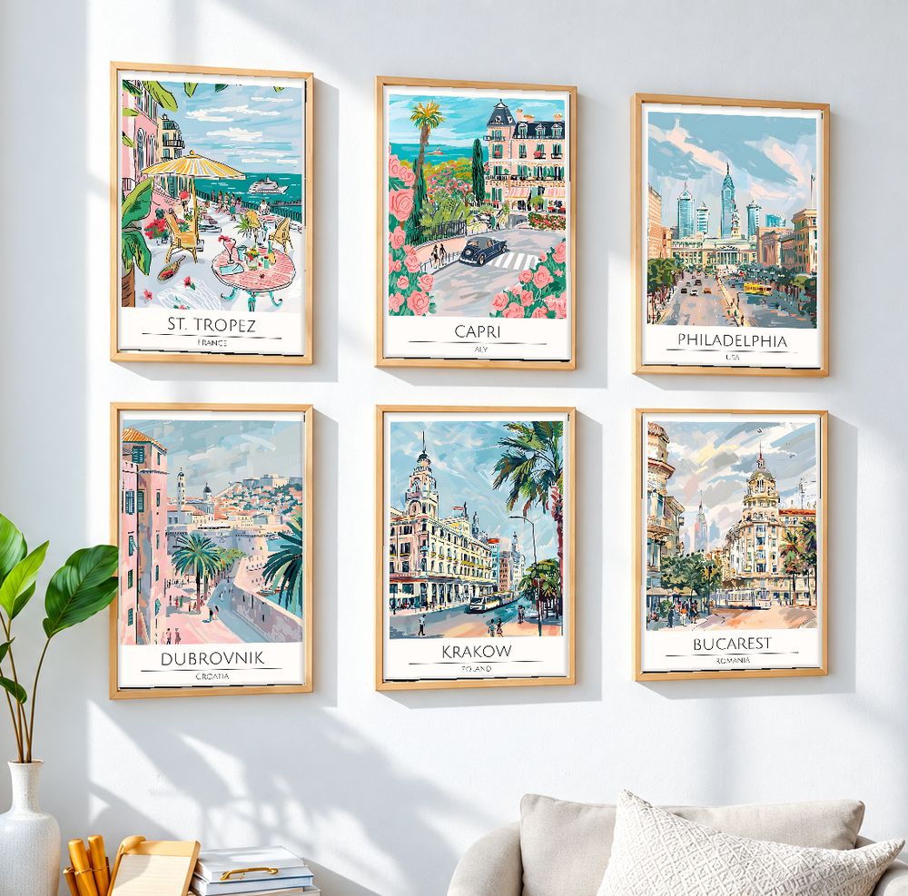Set de 0 cuadros decorativos que combinan