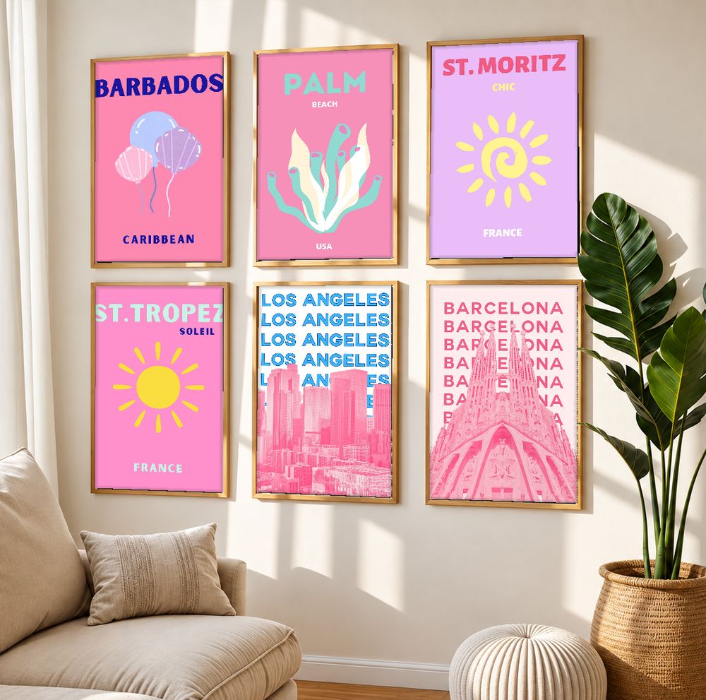 Set de 0 cuadros decorativos que combinan