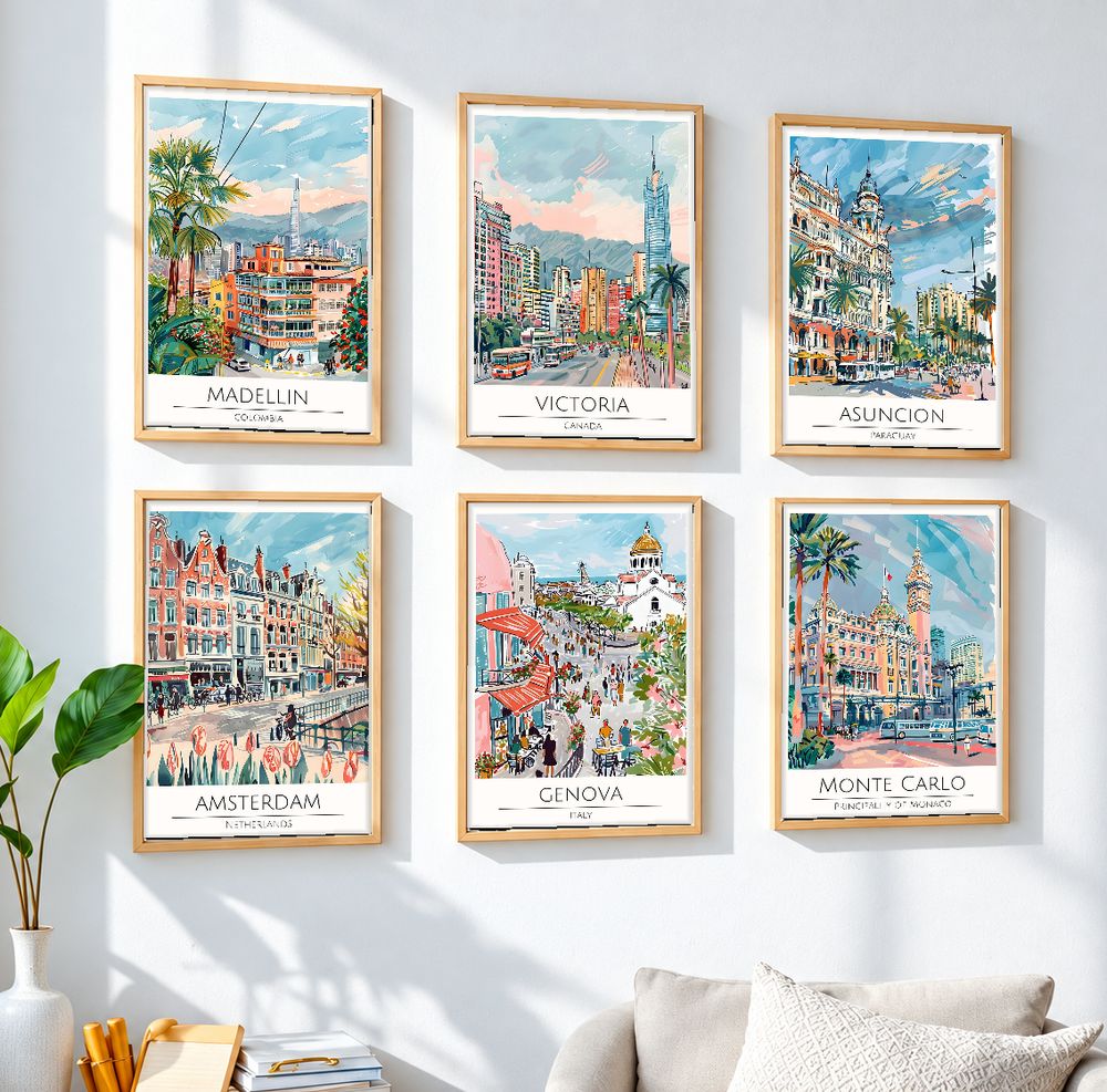 Set de 0 cuadros decorativos que combinan