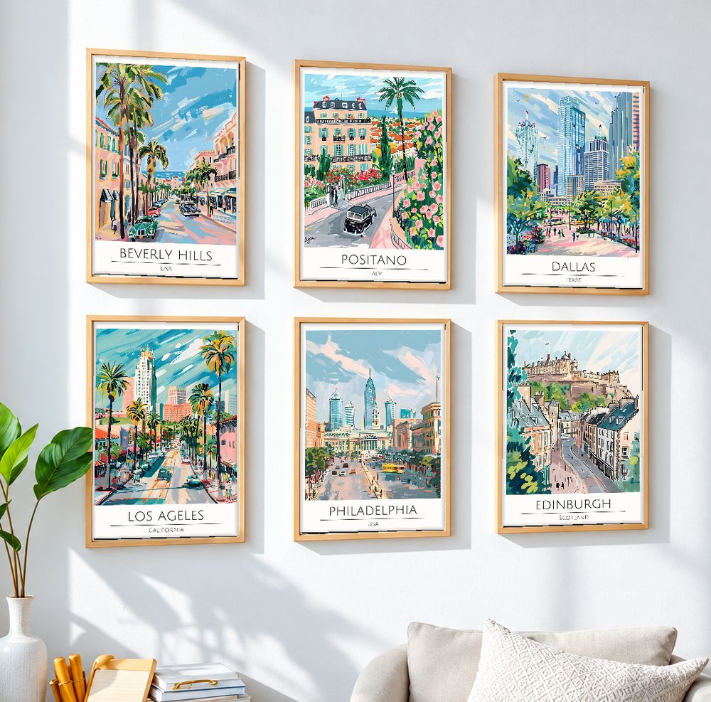 Set de 0 cuadros decorativos que combinan