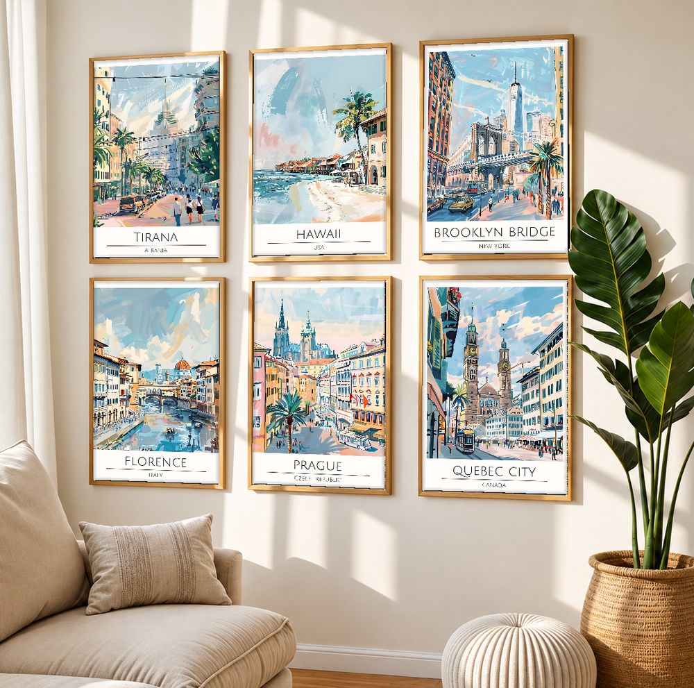 Set de 0 cuadros decorativos que combinan
