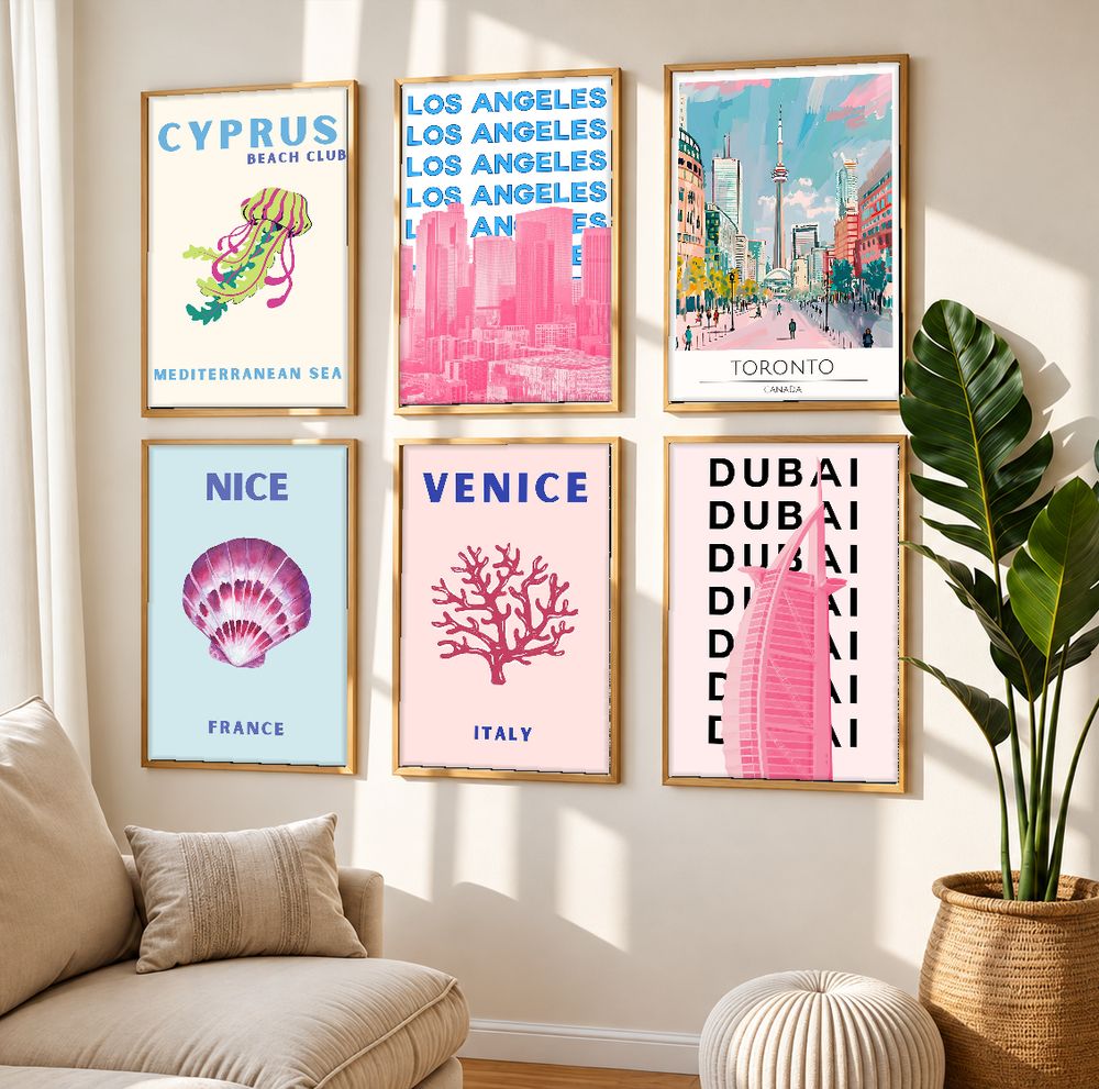 Set de 0 cuadros decorativos que combinan