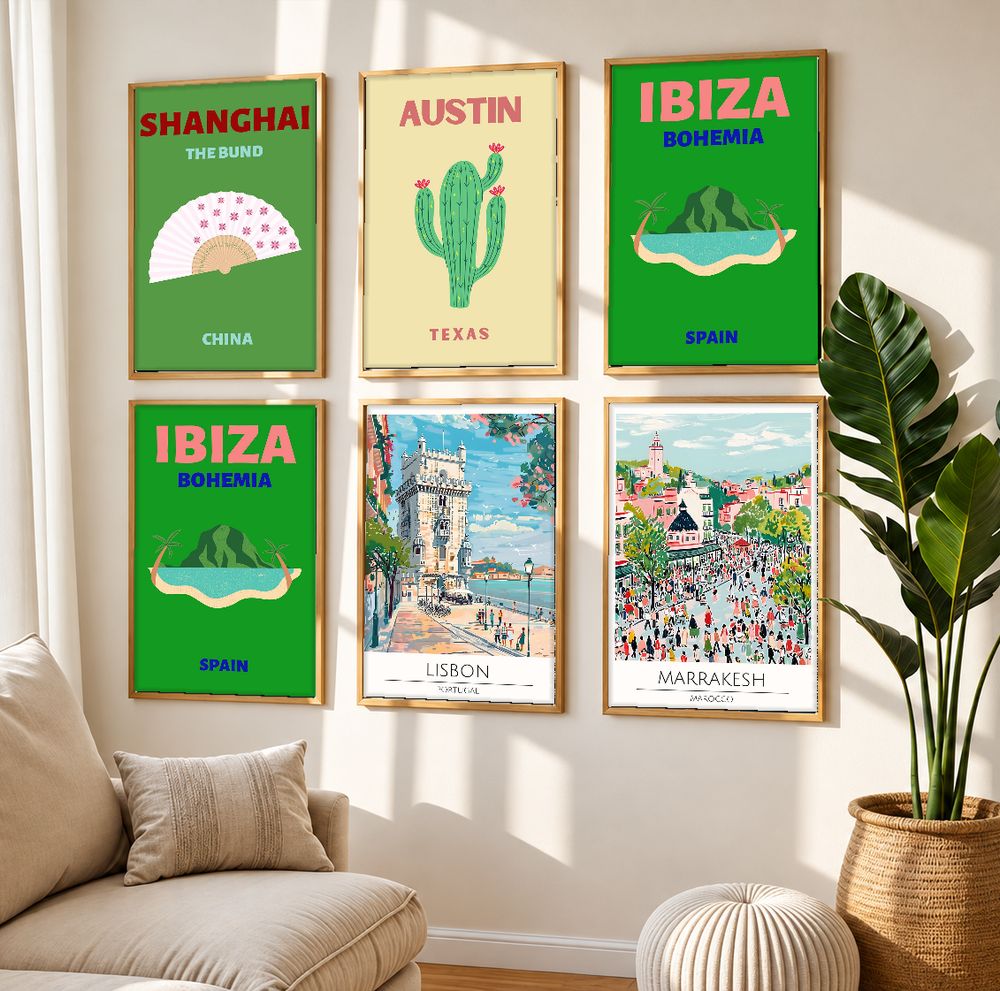 Set de 0 cuadros decorativos que combinan