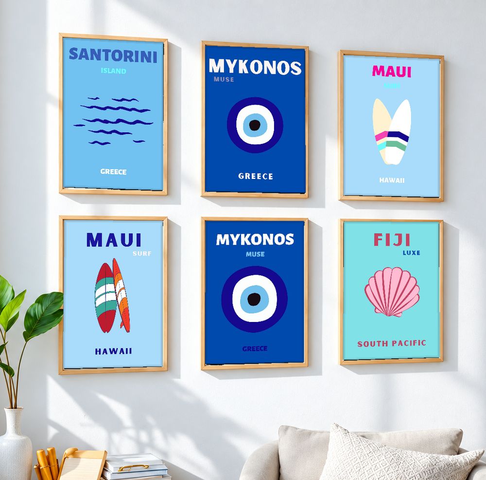 Set de 0 cuadros decorativos que combinan