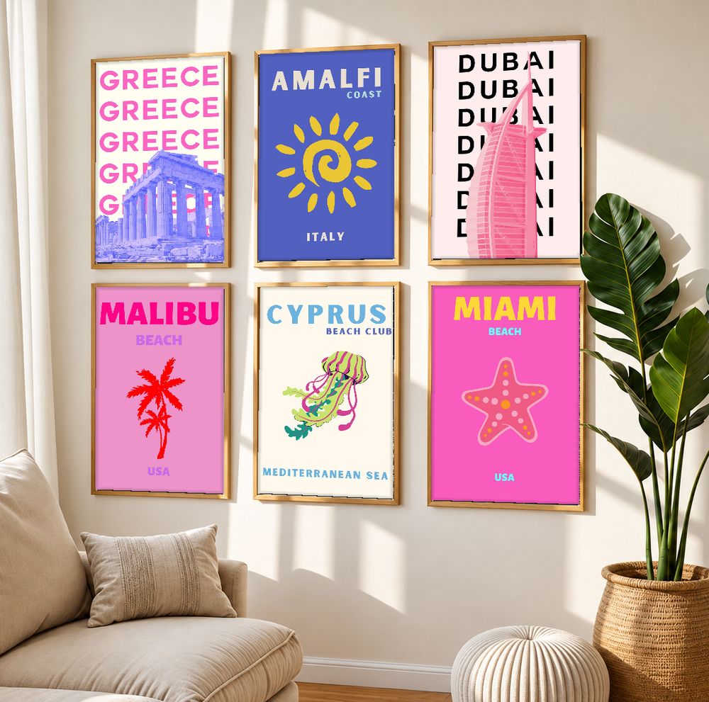 Set de 0 cuadros decorativos que combinan