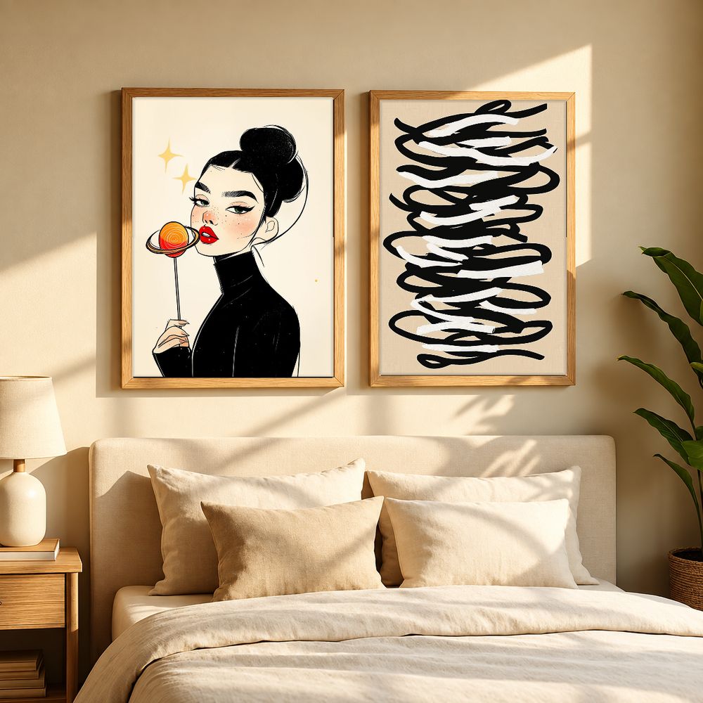 Set de 0 cuadros decorativos que combinan