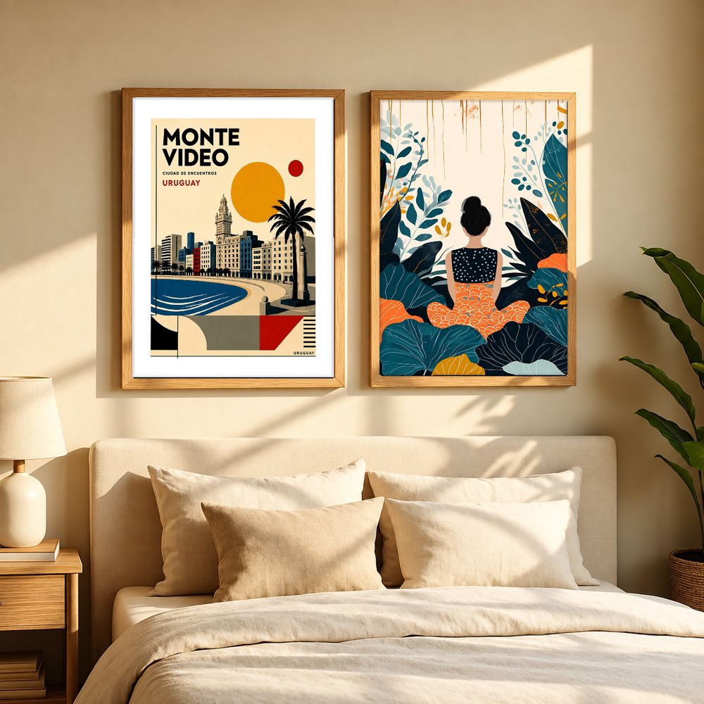 Set de 0 cuadros decorativos que combinan