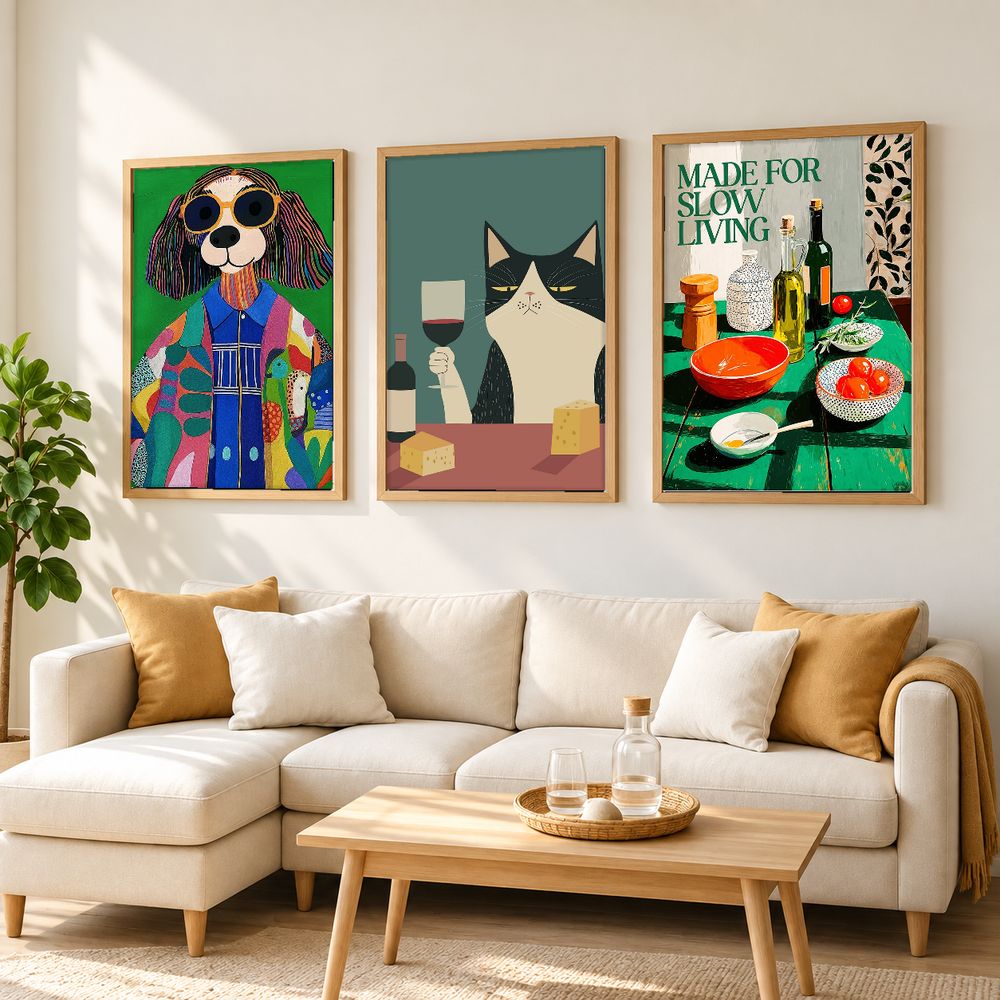 Set de 0 cuadros decorativos que combinan