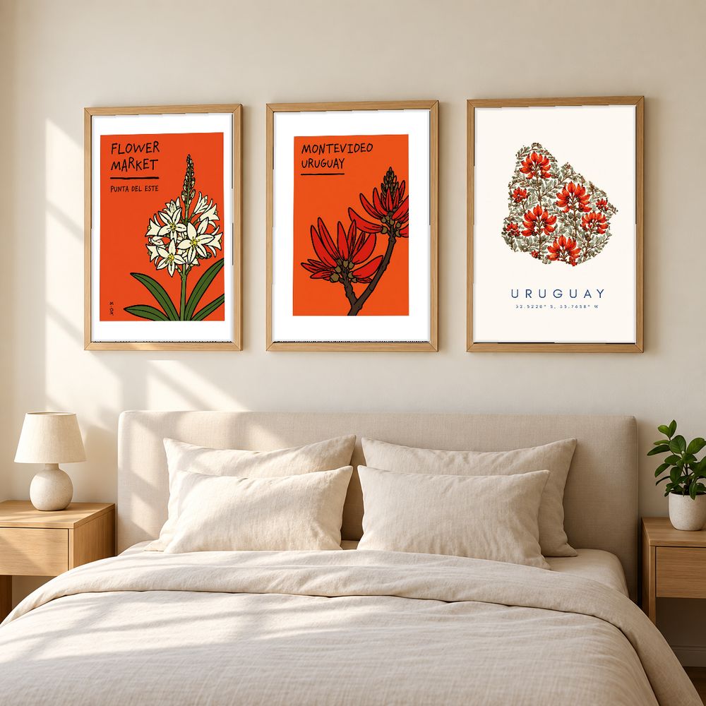 Set de 0 cuadros decorativos que combinan