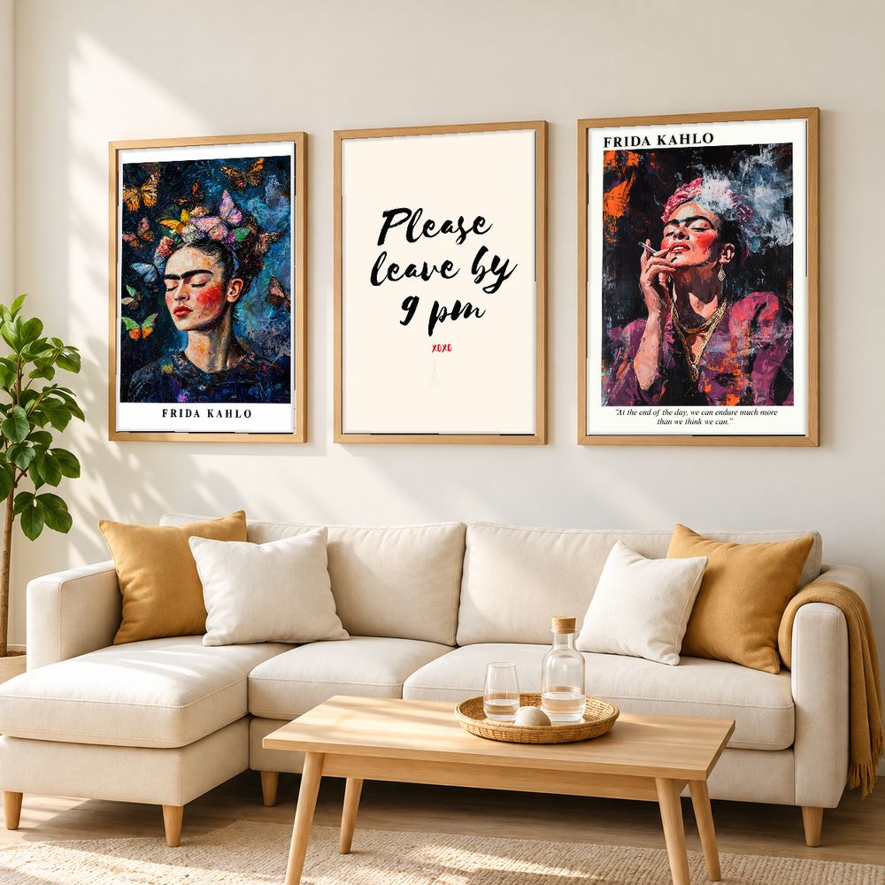 Set de 0 cuadros decorativos que combinan