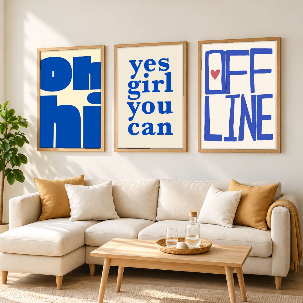 Set de 0 cuadros decorativos que combinan
