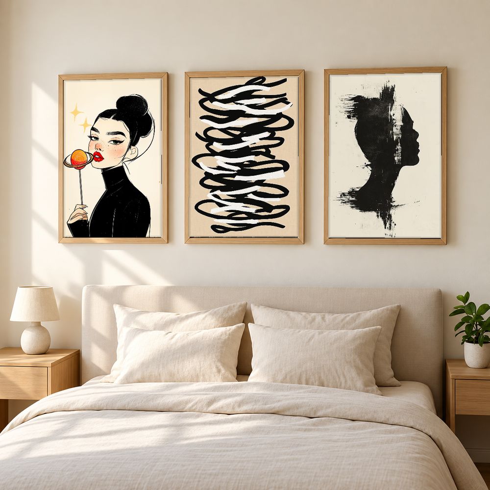 Set de 0 cuadros decorativos que combinan
