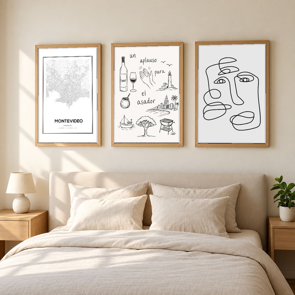 Set de 0 cuadros decorativos que combinan