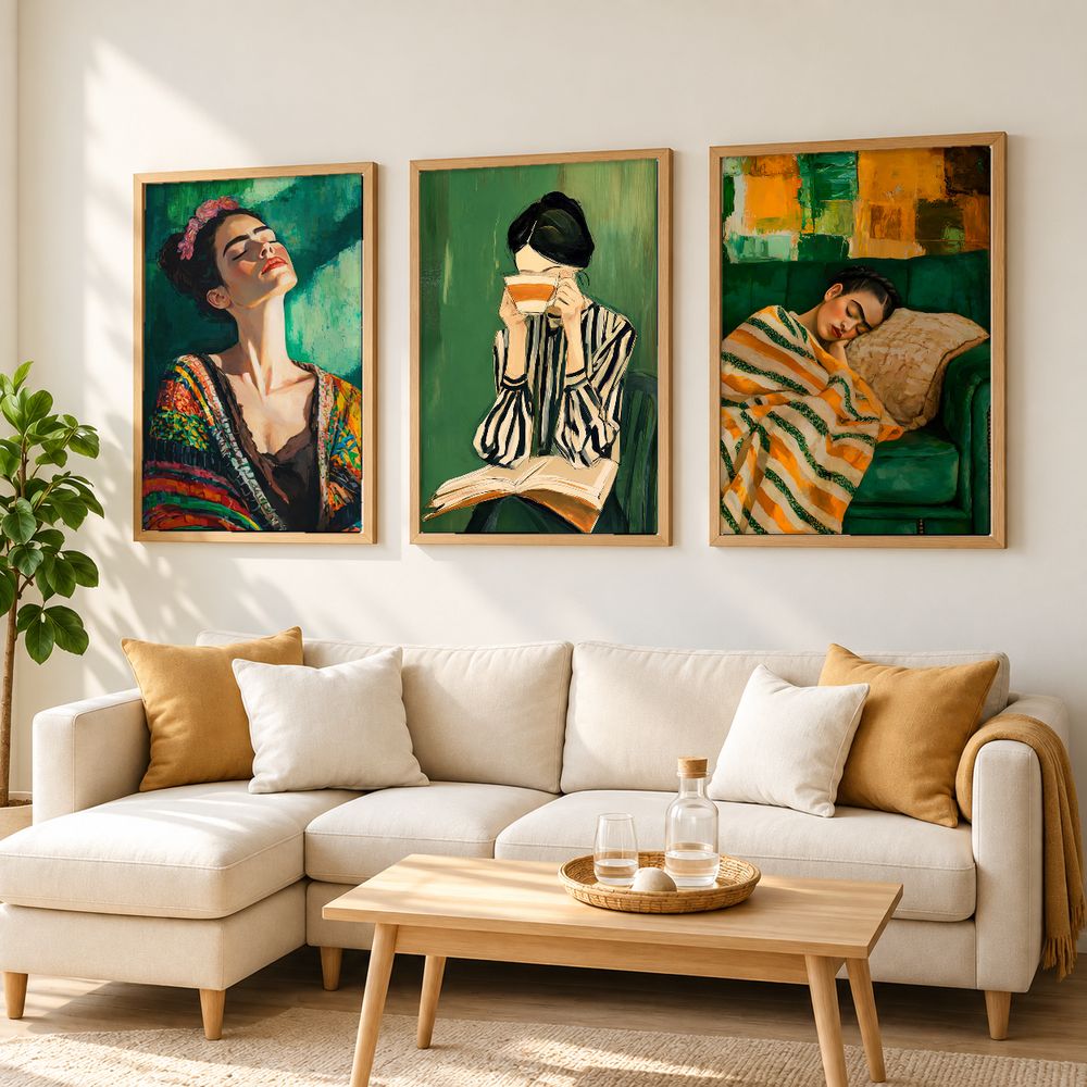 Set de 0 cuadros decorativos que combinan