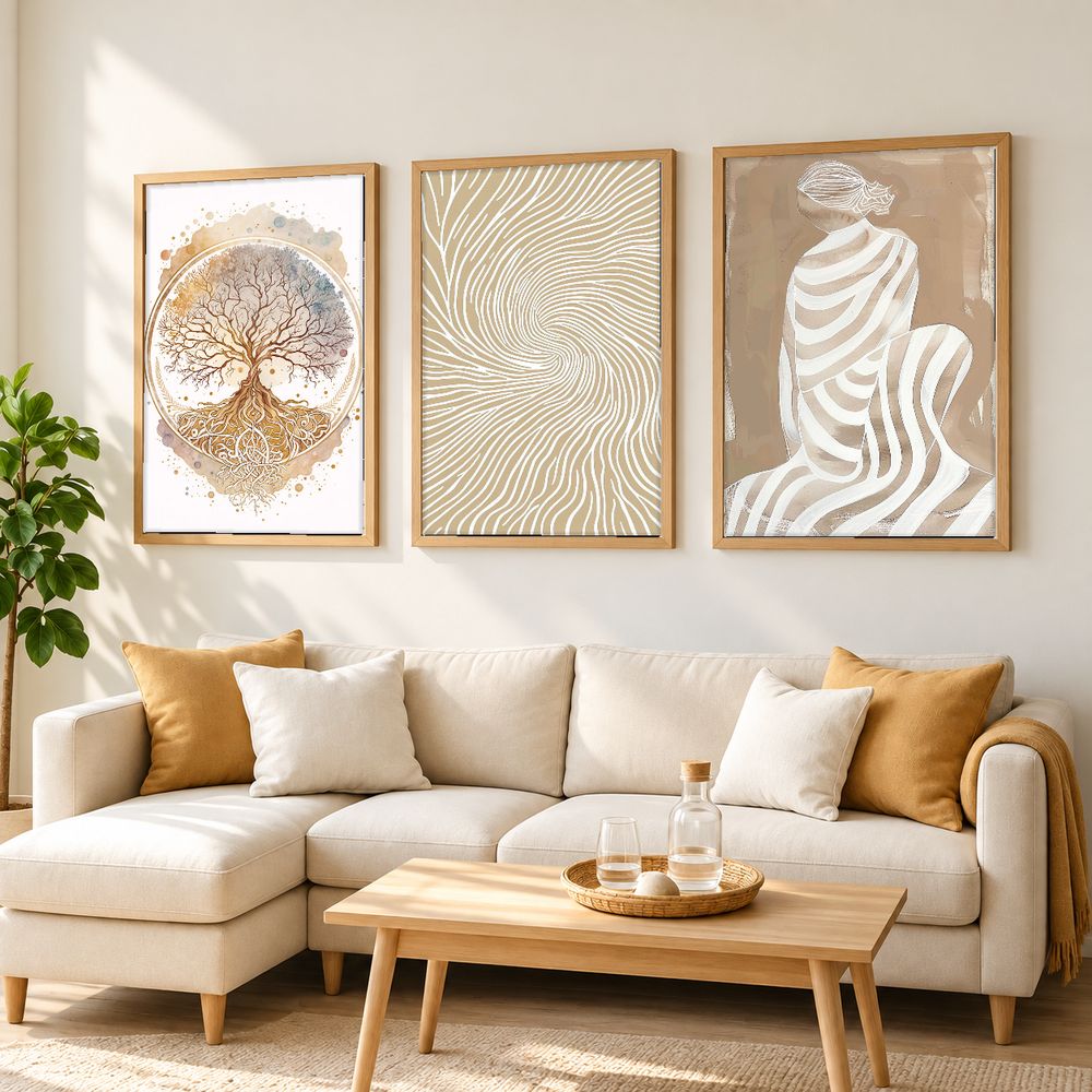 Set de 0 cuadros decorativos que combinan
