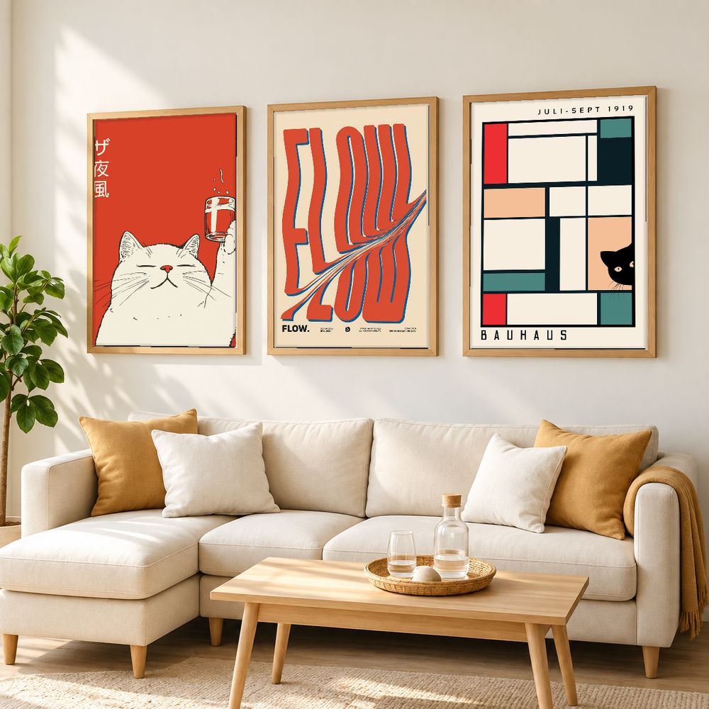 Set de 0 cuadros decorativos que combinan