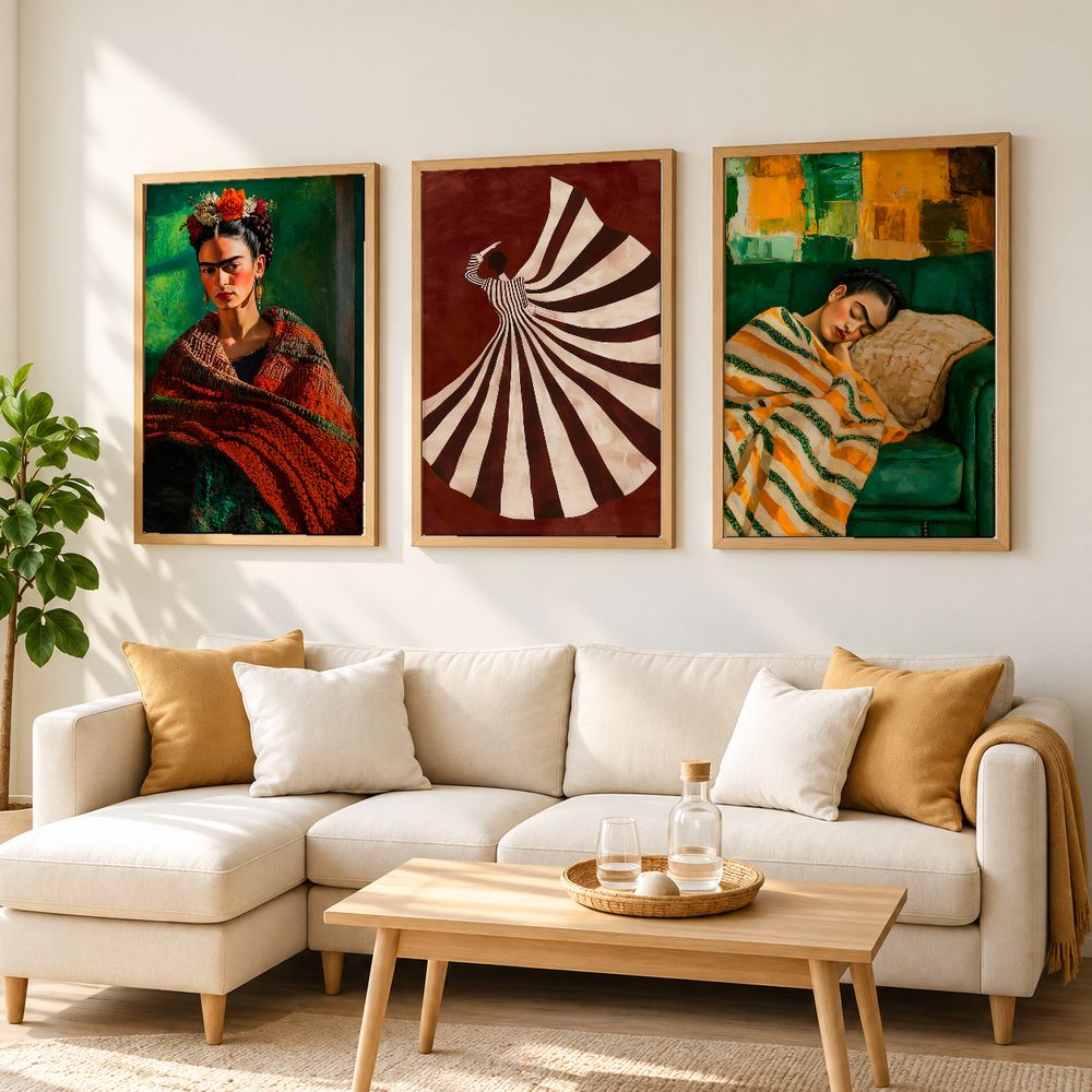 Set de 0 cuadros decorativos que combinan