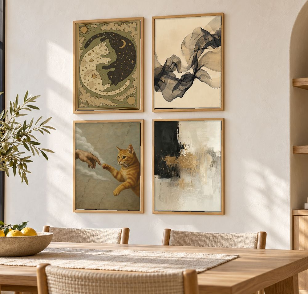 Set de 0 cuadros decorativos que combinan