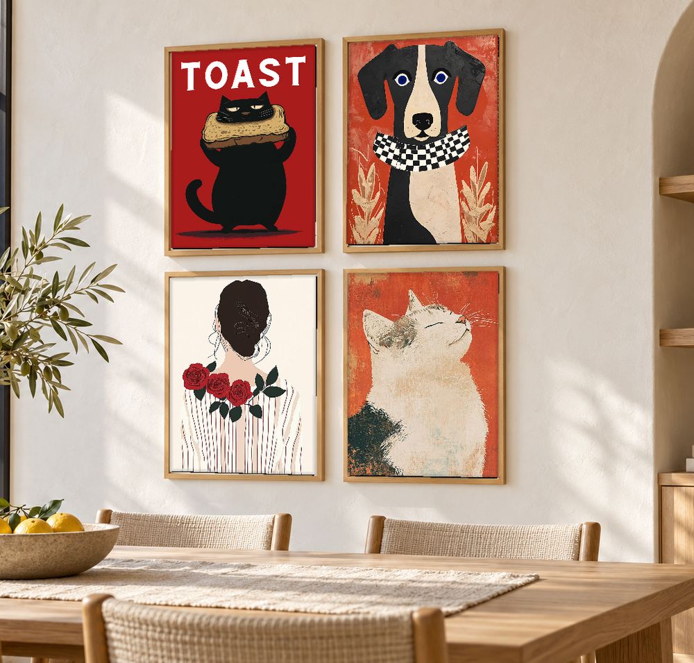 Set de 0 cuadros decorativos que combinan