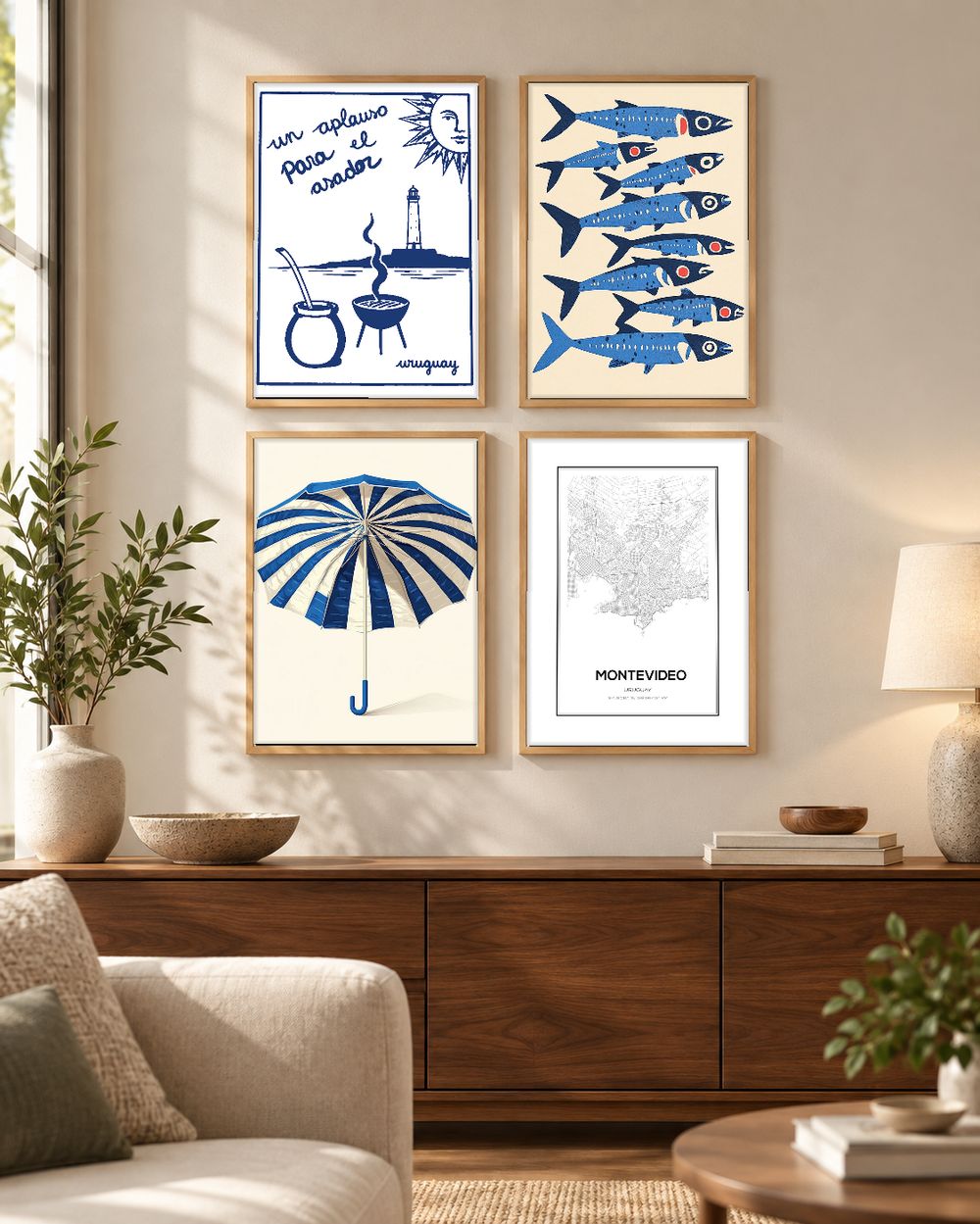 Set de 0 cuadros decorativos que combinan