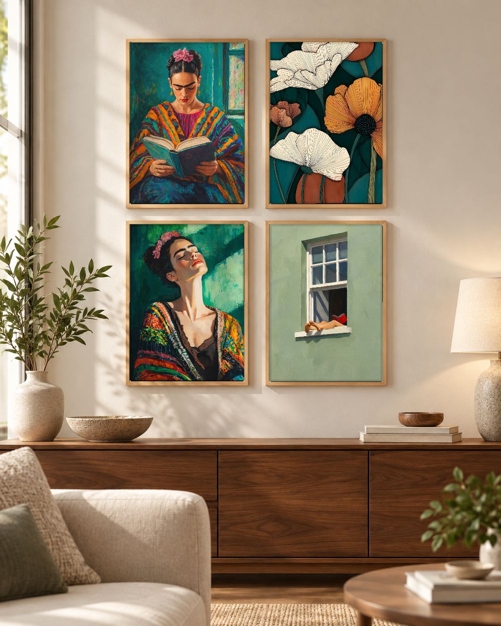 Set de 0 cuadros decorativos que combinan