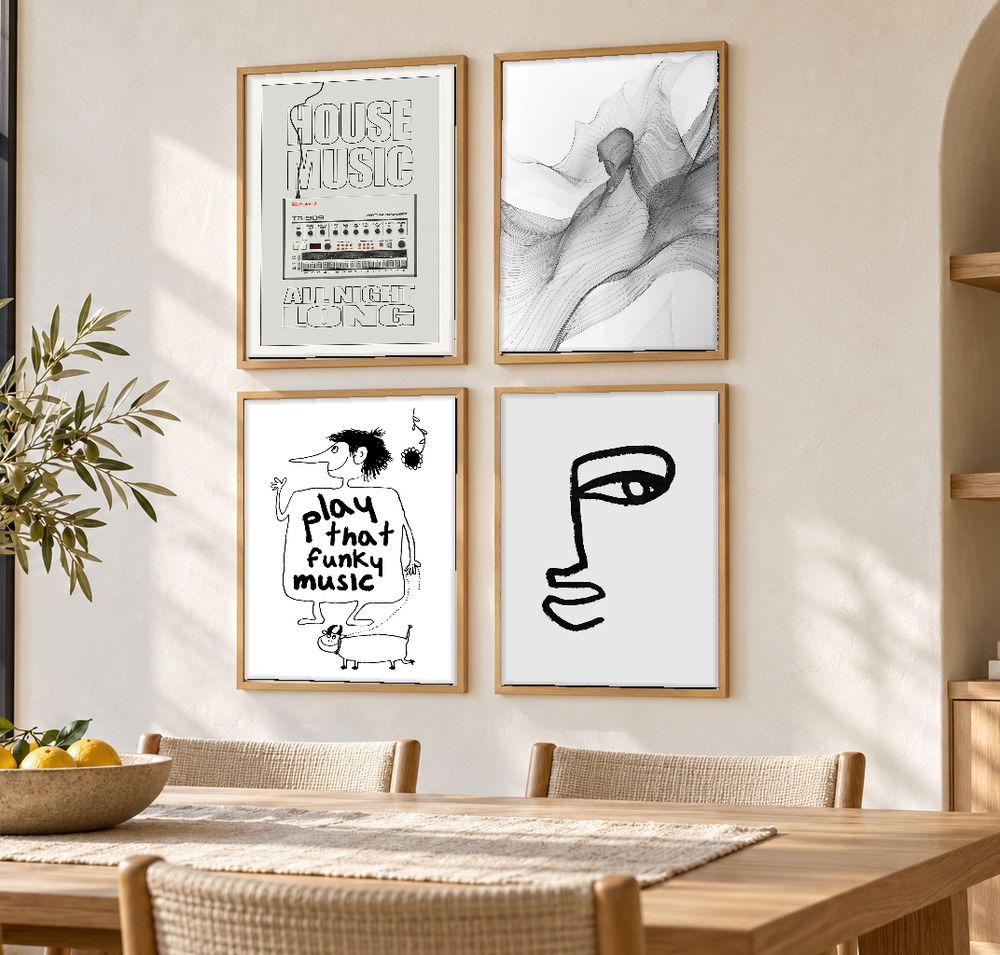 Set de 0 cuadros decorativos que combinan