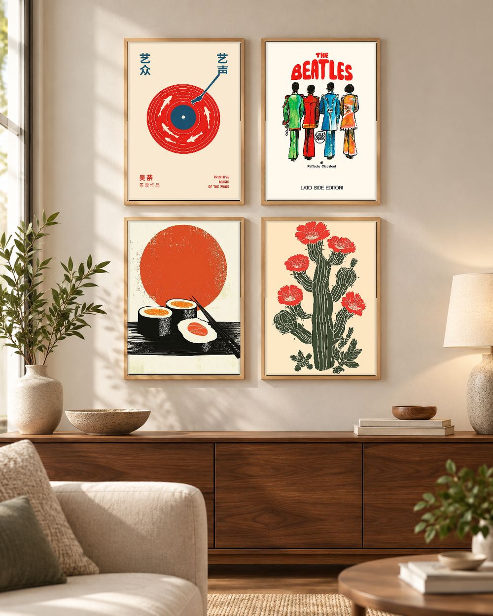 Set de 0 cuadros decorativos que combinan