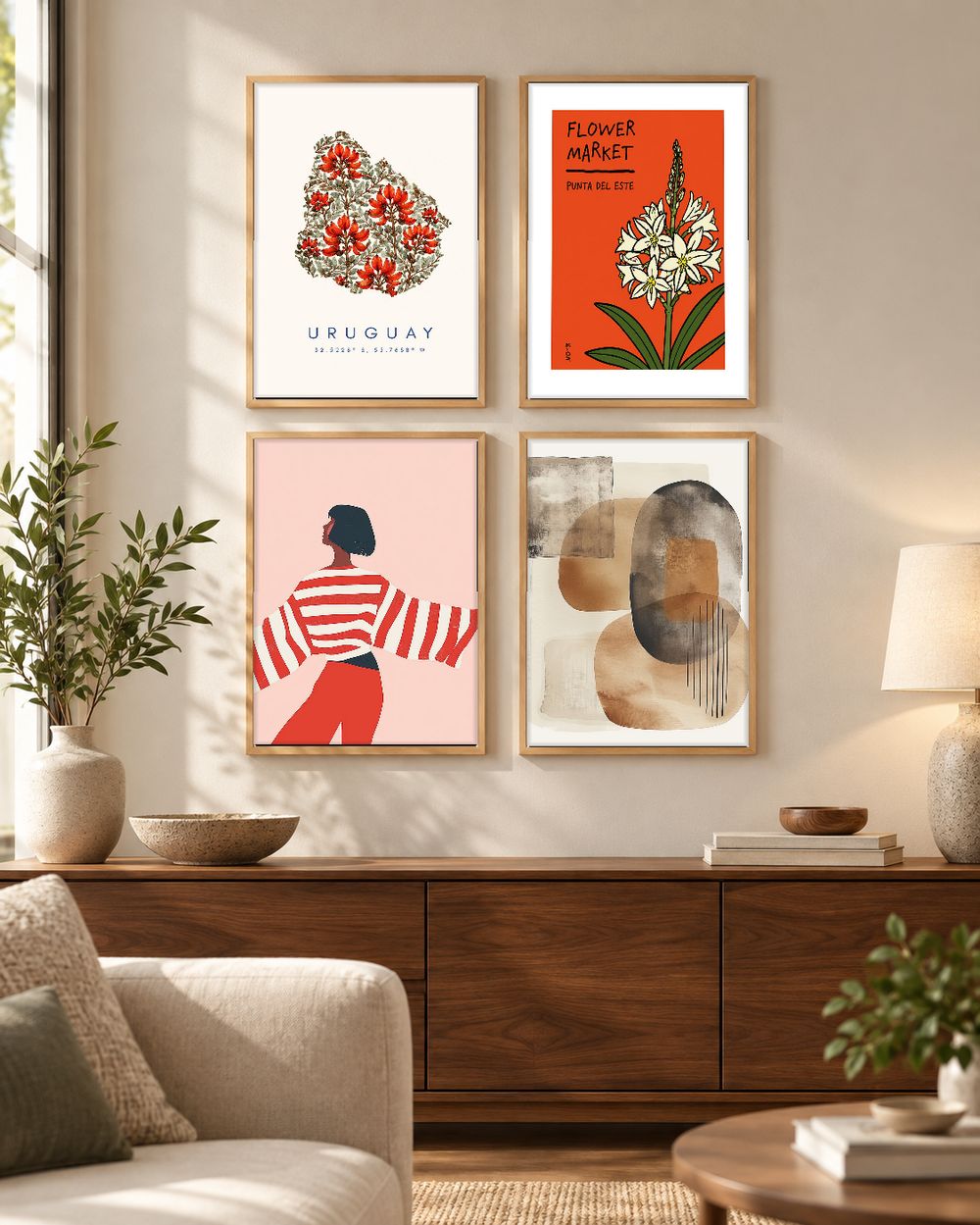Set de 0 cuadros decorativos que combinan