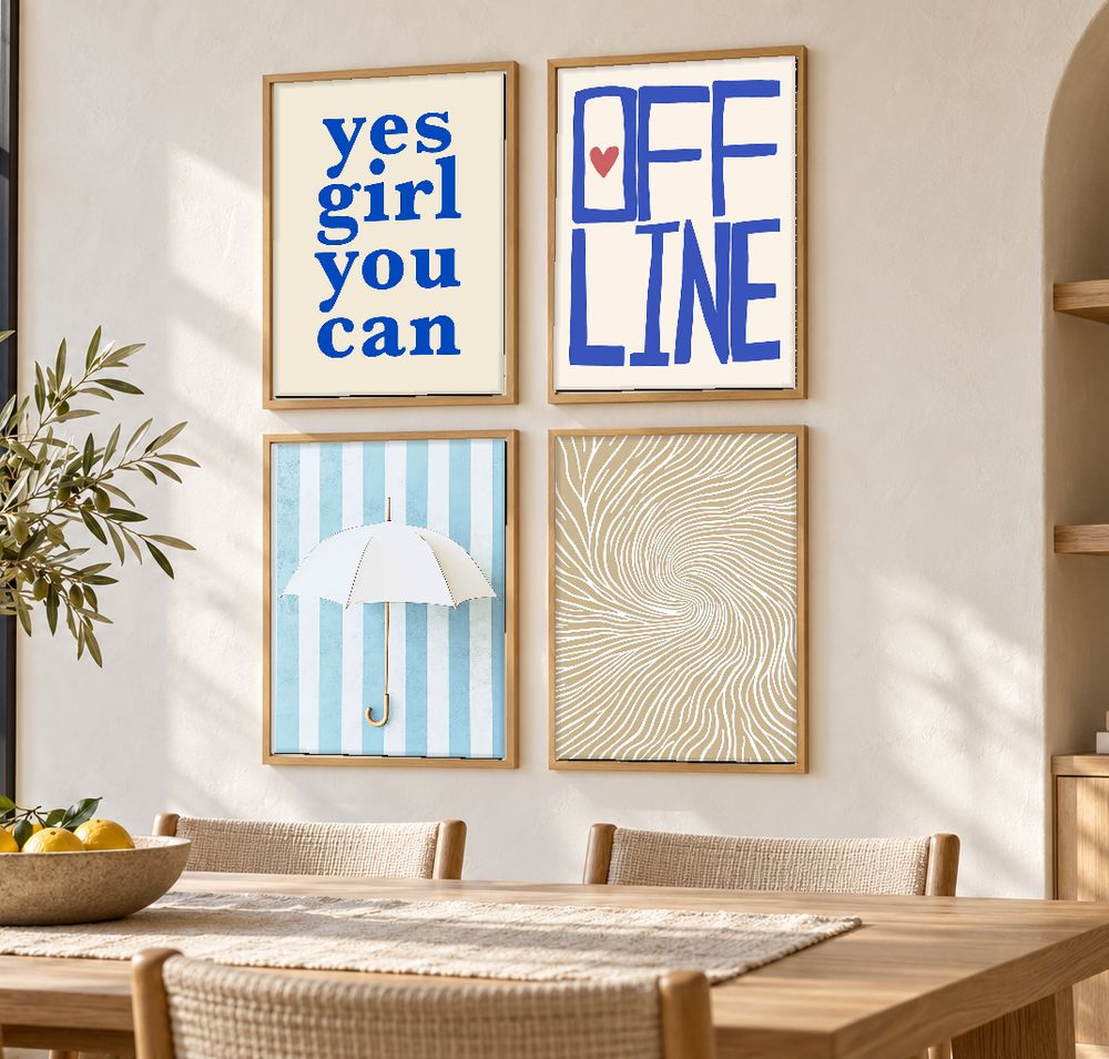 Set de 0 cuadros decorativos que combinan