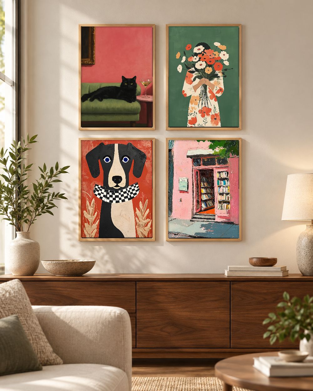 Set de 0 cuadros decorativos que combinan