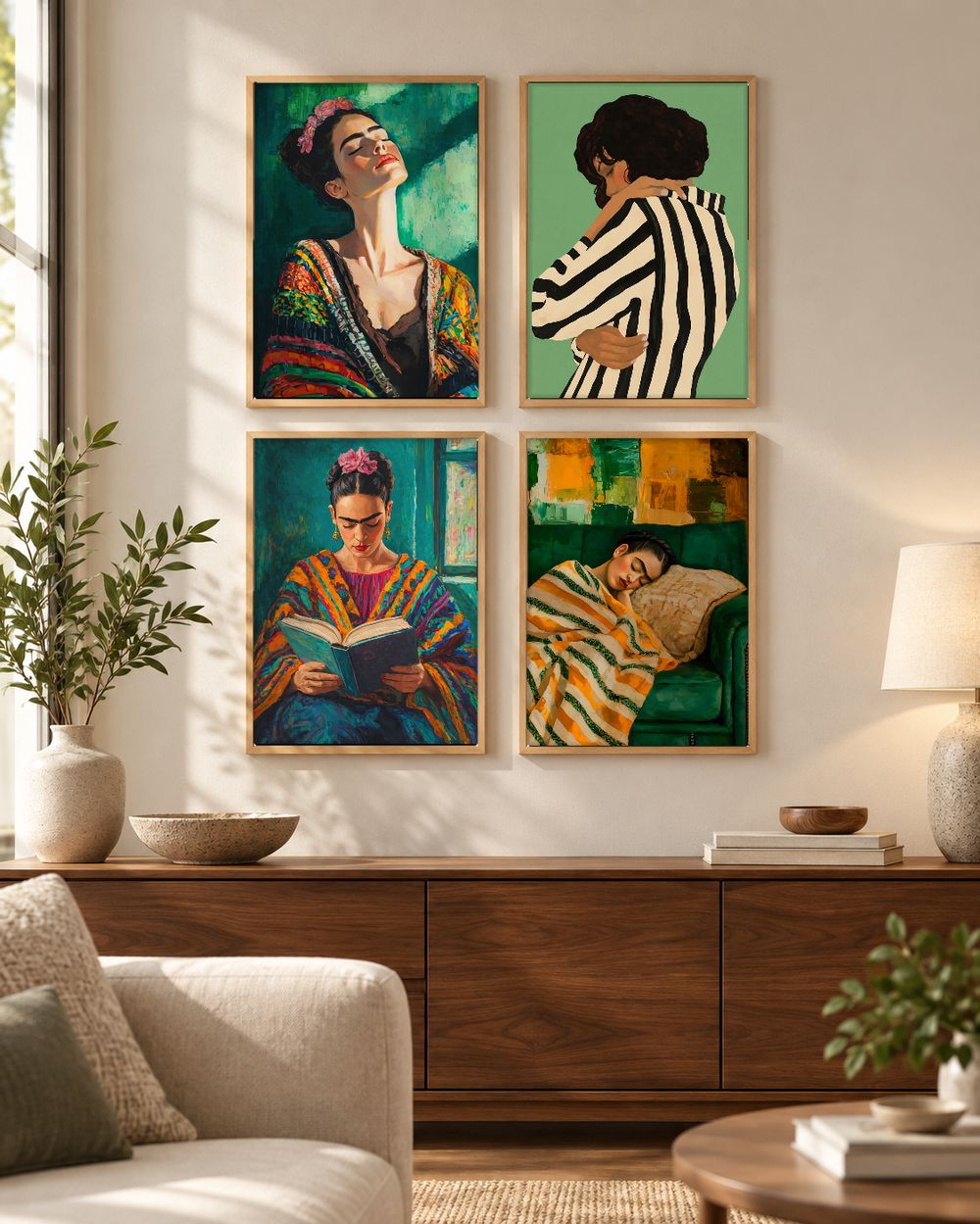Set de 0 cuadros decorativos que combinan