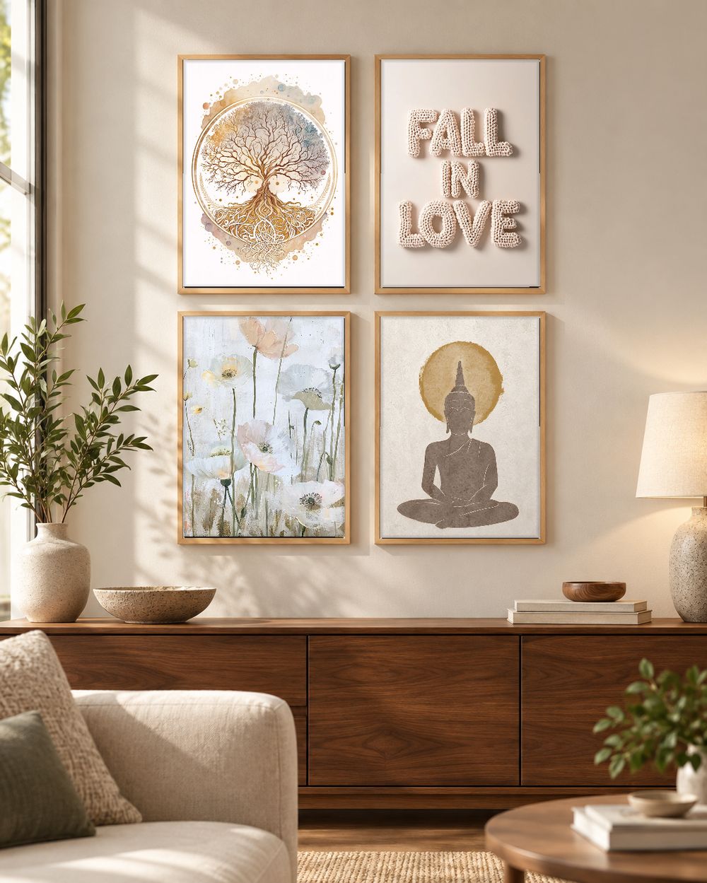 Set de 0 cuadros decorativos que combinan