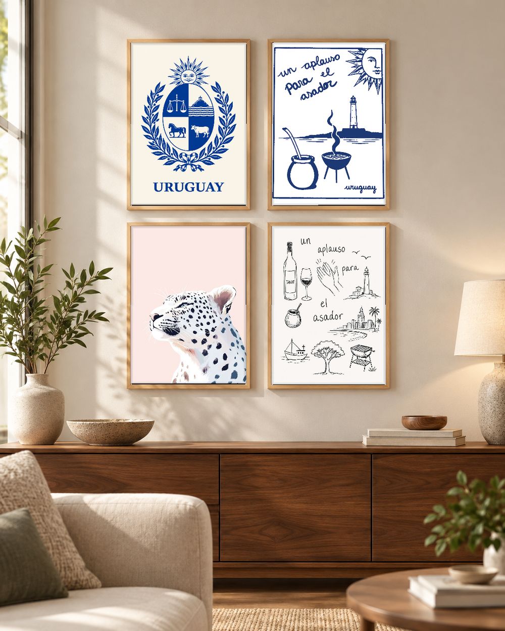 Set de 0 cuadros decorativos que combinan