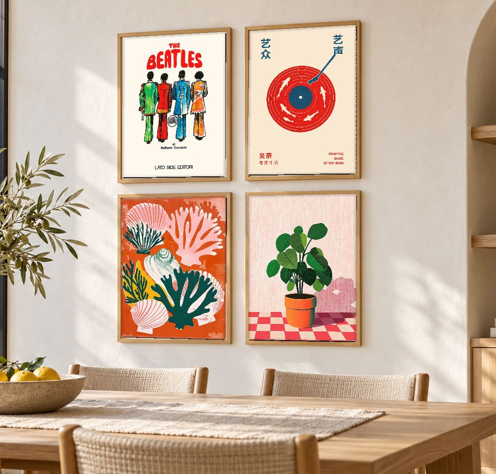Set de 0 cuadros decorativos que combinan